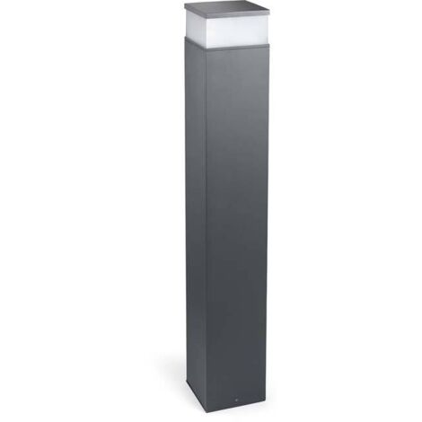 Leds-C4 Cubik - Borne LED d'extérieur haute gris urbain IP65