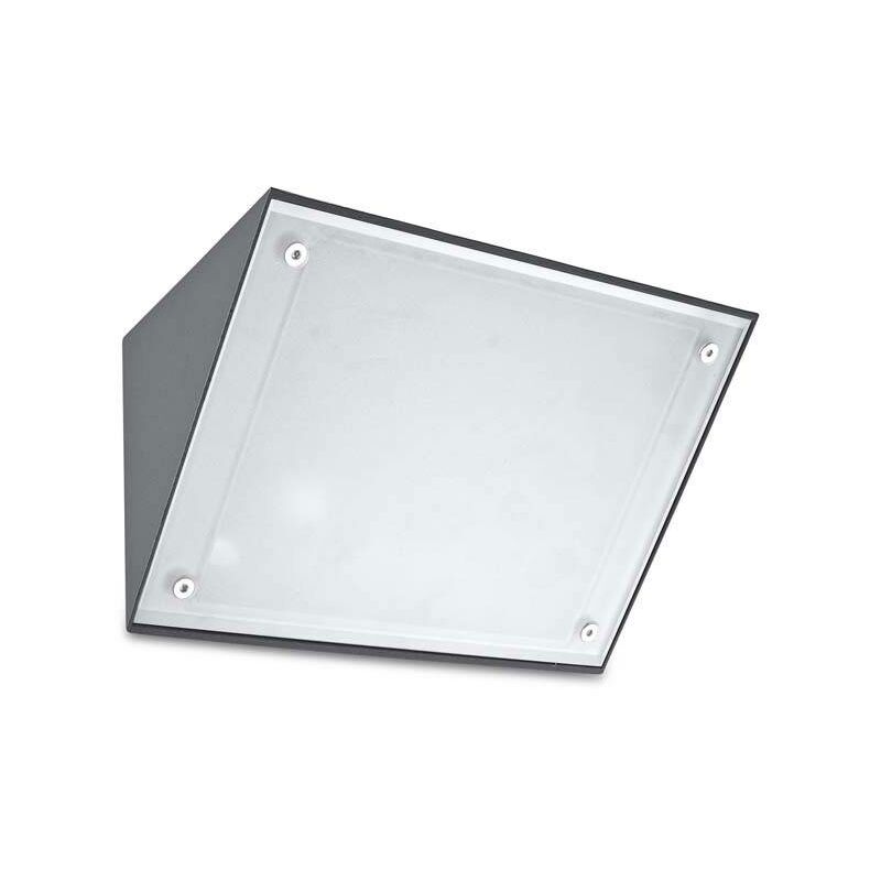 

Leds-C4 Curie - Downlight de pared LED para exterior Urban Grey 16,2cm 3240lm 4000K IP65