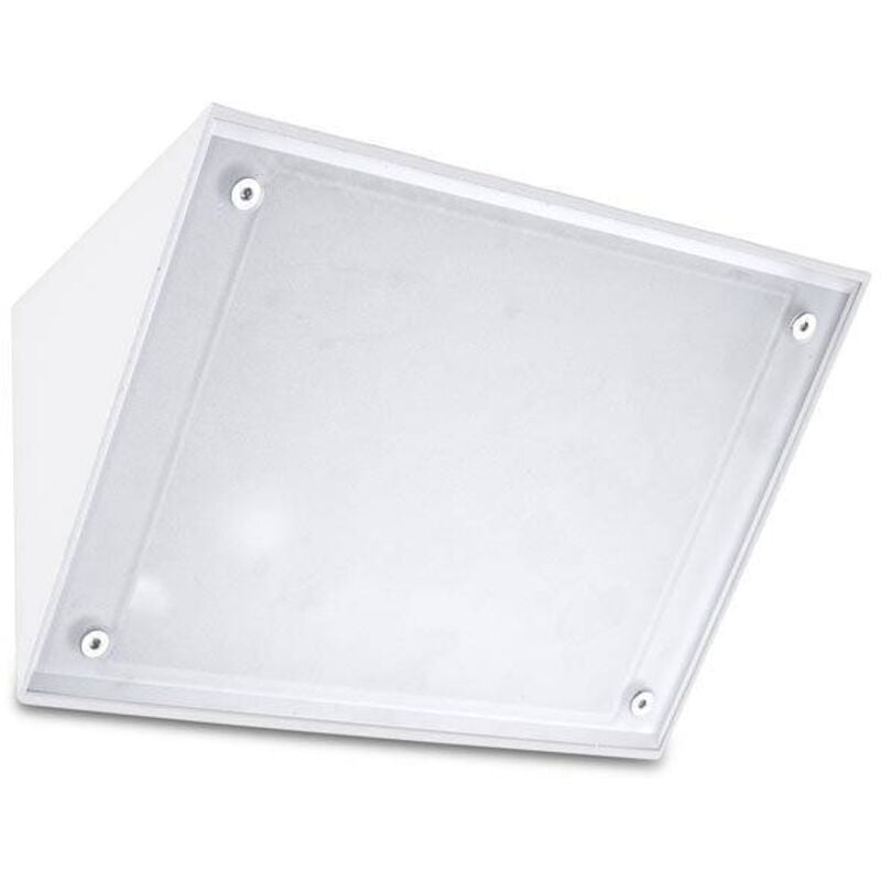 Leds-C4 Curie Glass - Applique da esterno 1 luce Bianco IP65, attacco E27