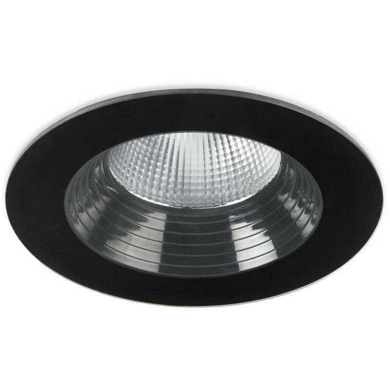 Dako - Faretto da incasso a led per esterni Nero 8cm 695lm 3000K IP65 - Leds-c4