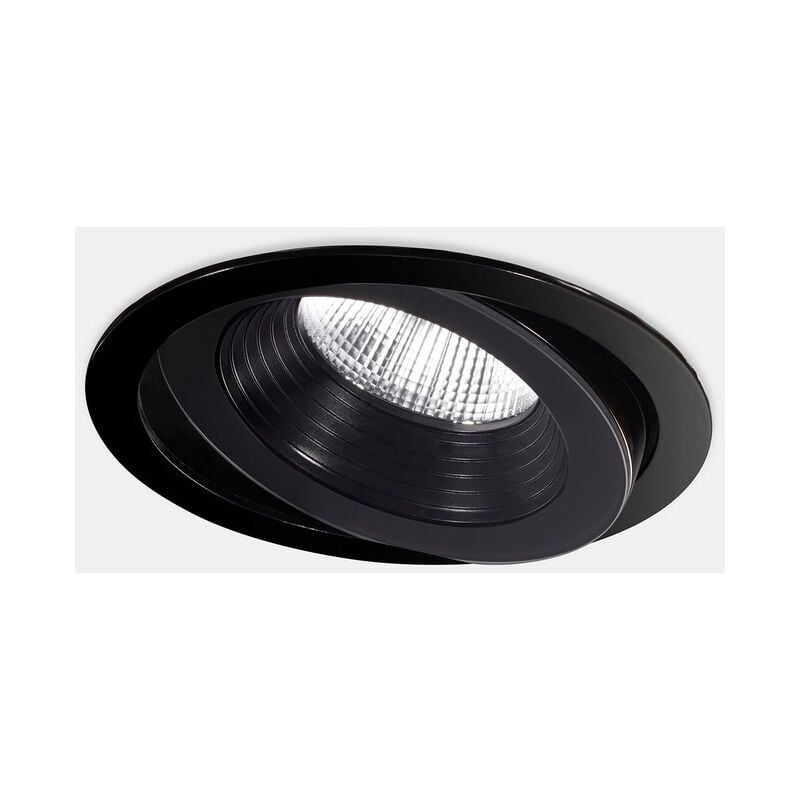Leds-c4 - leds C4 Dako Réglable Ø100mm Encastré Extérieur led Petit Noir IP65 IK06 3000K