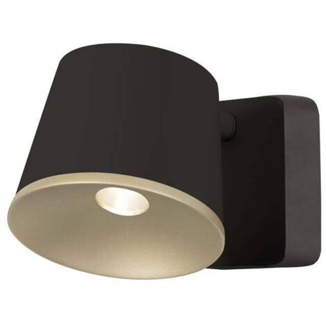 Leds-C4 Drone - Applique / Plafonnier Intérieur LED 1 Lumière Marron, Or