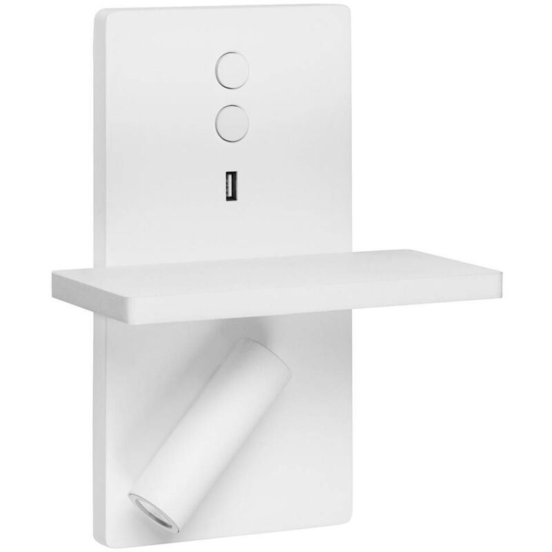 Leds-C4 Elamp - Luce USB da lettura a LED Bianca 175lm 2700K