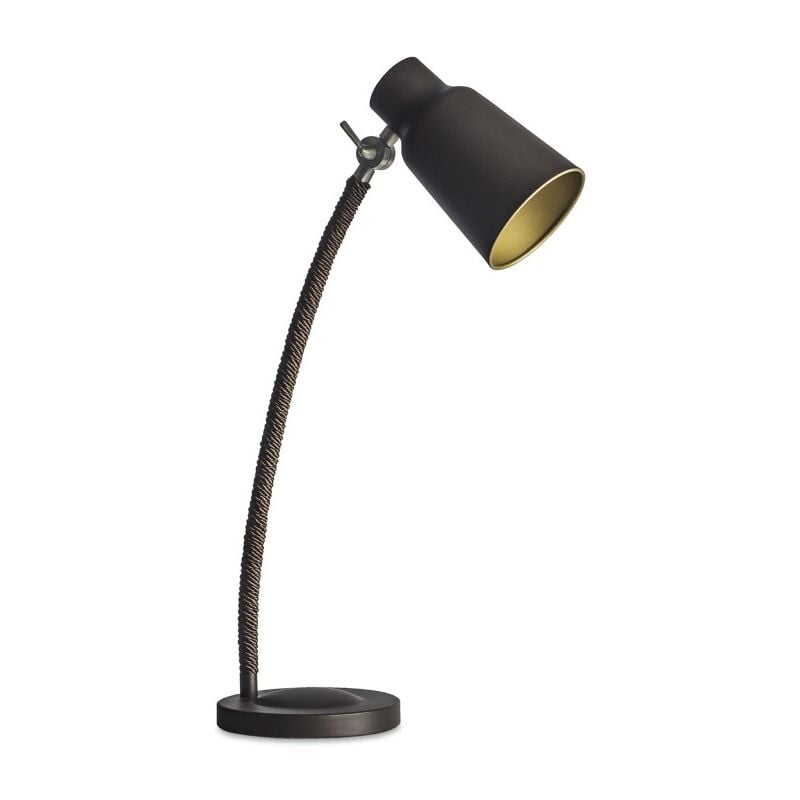 Funk - Lampada da tavolo 1 luce marrone, oro, E27 - Leds-c4