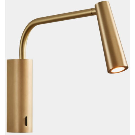 LEDS C4 Gamma Extend Lampe de lecture LED à bras réglable Or mat IP20 2.1W 2700K
