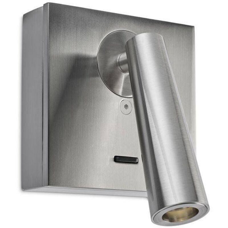 Gamma - Lampada da lettura a led da parete Nickel satinato 175lm 2700K - Leds-c4