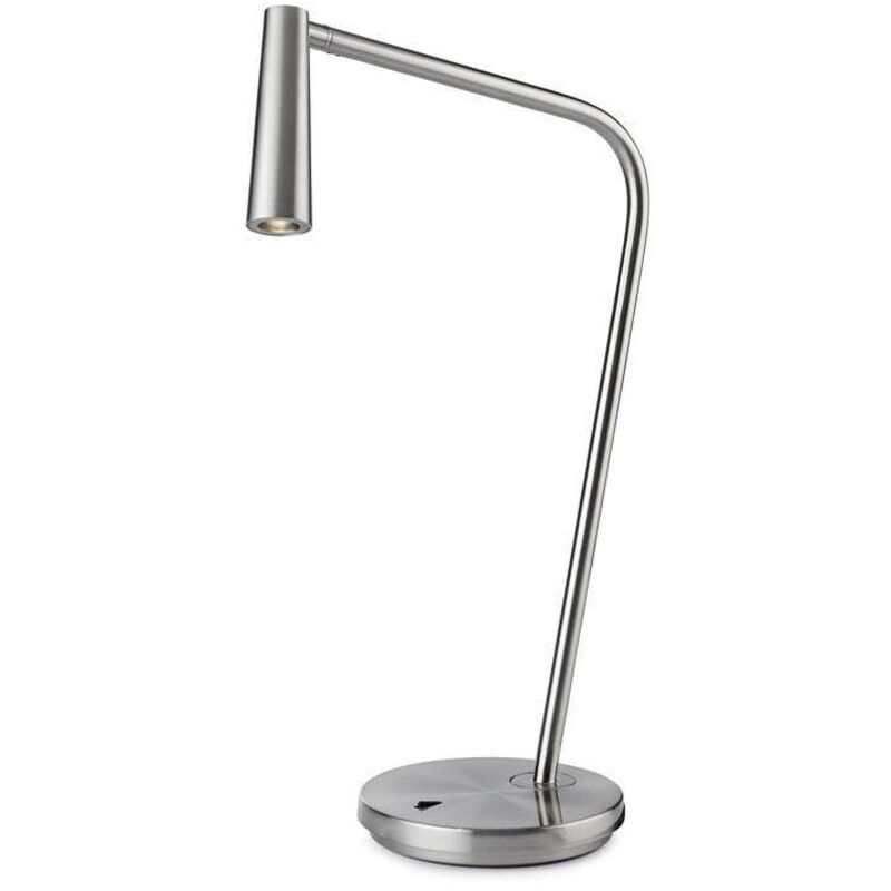 Gamma - Lampada da tavolo a led Nickel satinato 175lm 2700K - Leds-c4