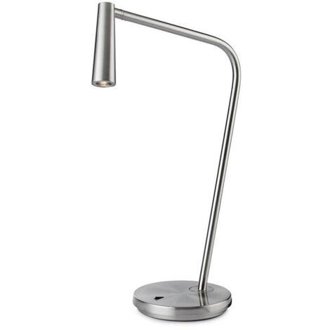 Leds-C4 Gamma - Lampe de table LED Nickel satiné 175lm 2700K