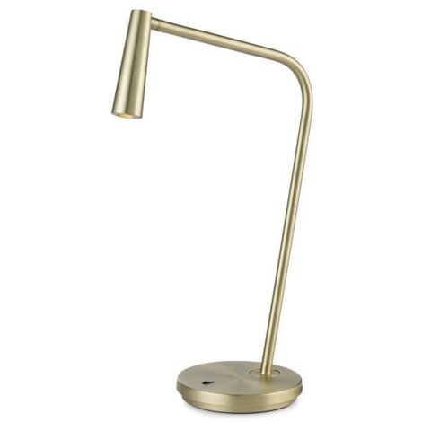 Leds-C4 Gamma - Lampe de table LED Or satiné 179lm 2700K