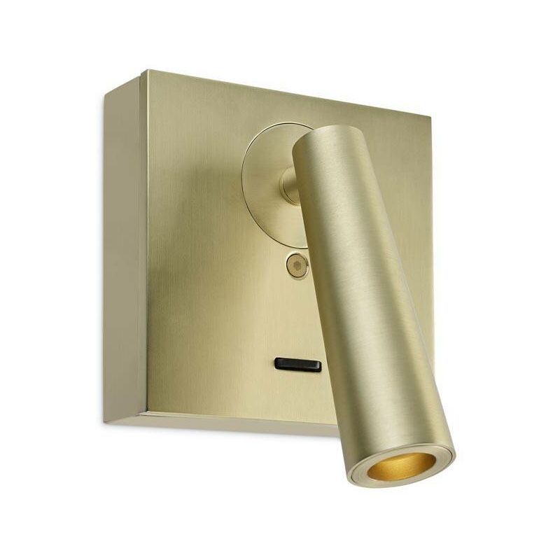 Gamma - led Wall Reading Light Satin Gold 179lm 2700K - Leds-c4