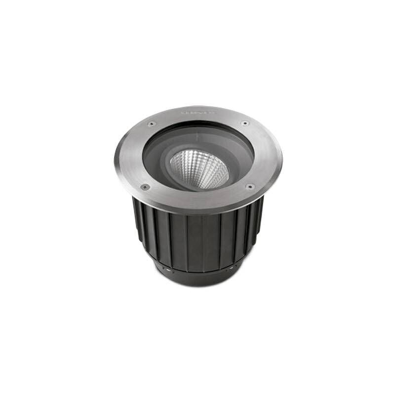 Gea - Acier inoxydable encastré au sol extérieur à led 12,5 cm 995lm 2700K IP67 poli - Leds-c4