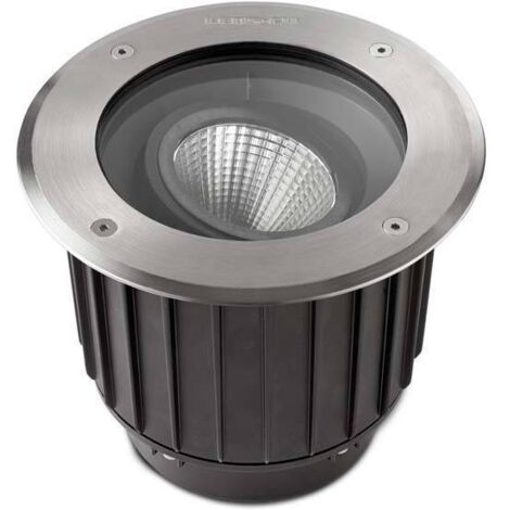 Leds-C4 Gea Cob - Faretto da incasso a LED da esterno in acciaio inox Aisi 316 IP67