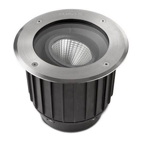 Leds-C4 Gea Cob - Lampadaire encastrable extérieur à LED Acier inoxydable Aisi 316 IP67