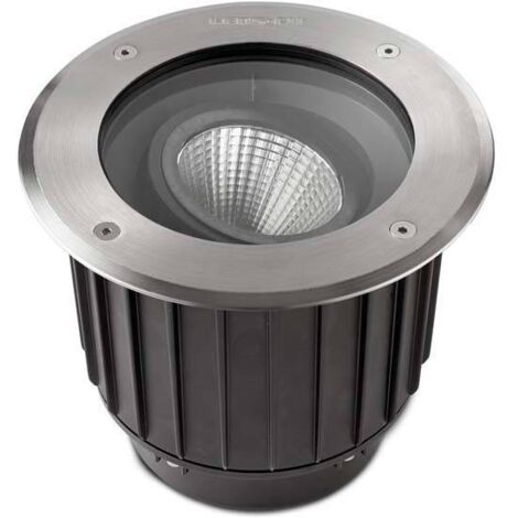 Leds-C4 Gea Cob - Lampadaire encastrable extérieur à LED Acier inoxydable Aisi 316 IP67