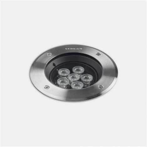 Leds-C4 Gea - Extérieur à LED encastré au sol en acier inoxydable poli 8.5cm 240lm 29deg. 3000K IP67