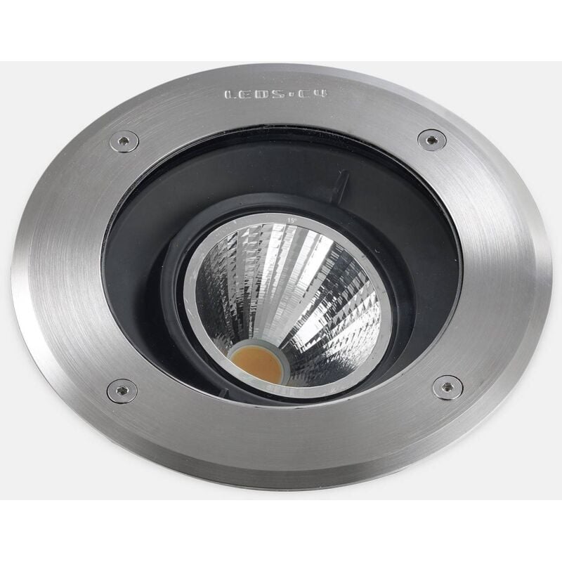 Gea - Faretto da incasso a terra da esterno a led in acciaio inox lucido 1595lm 3000K IP67 - Leds-c4
