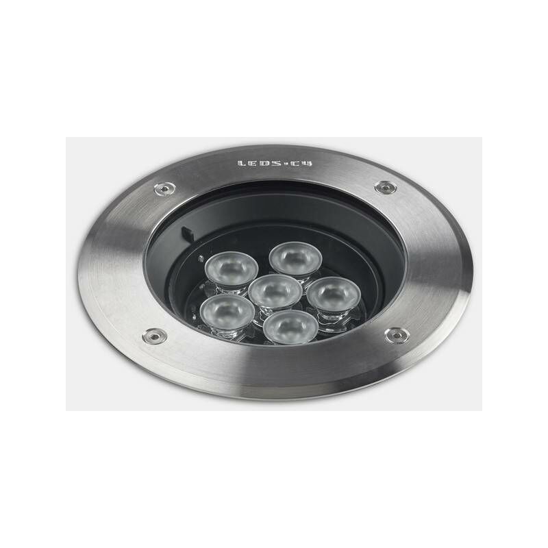 Gea - Faretto da incasso a terra per esterni a led in acciaio inossidabile lucidato 8.5cm 260lm 10deg. 4000K IP67 - Leds-c4