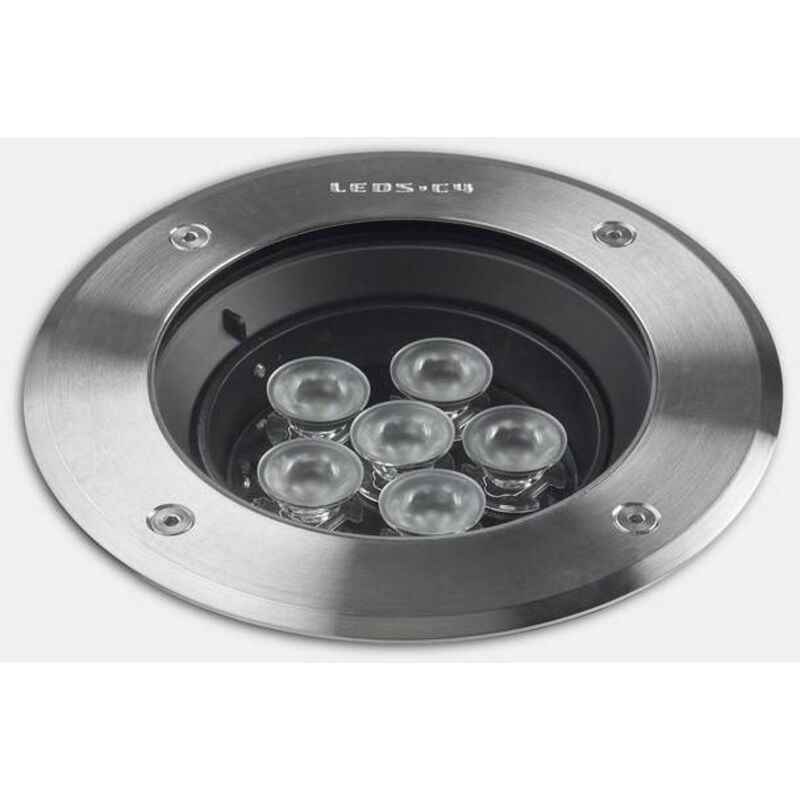 Gea - Faretto da incasso a terra per esterni a led in acciaio inossidabile lucidato 8.5cm 260lm 10deg. 4000K IP67 - Leds-c4