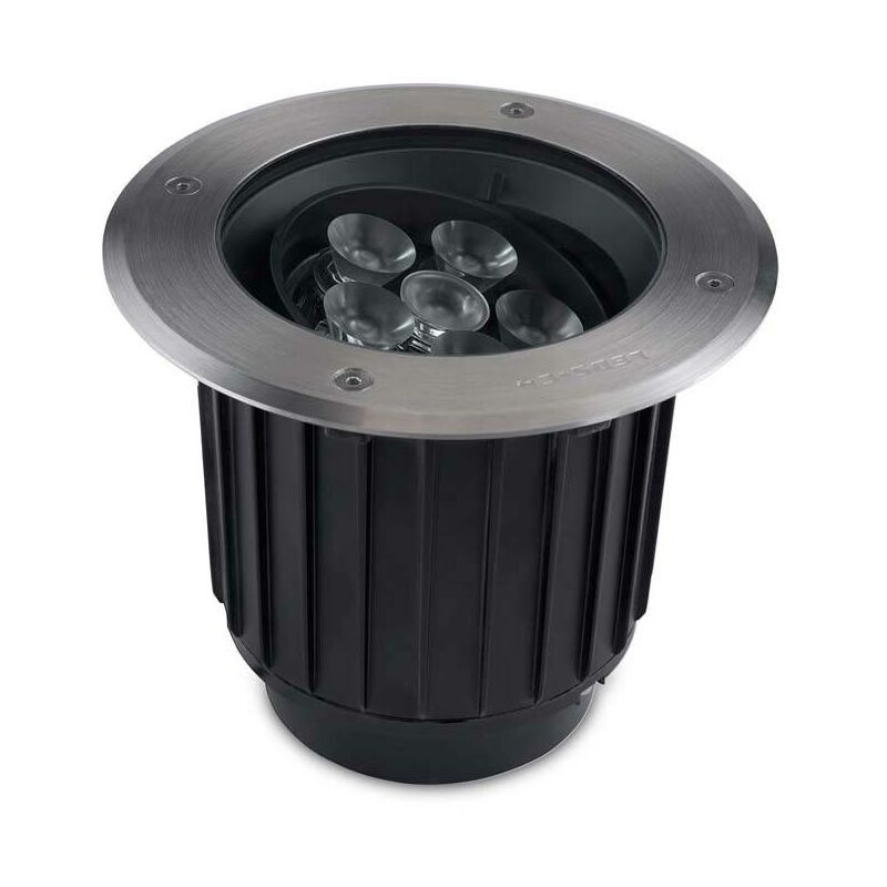 

Leds-C4 Gea - Lámpara empotrable de suelo LED para exteriores Acero inoxidable pulido 18,5 cm 1667lm 61deg. 3000K IP67