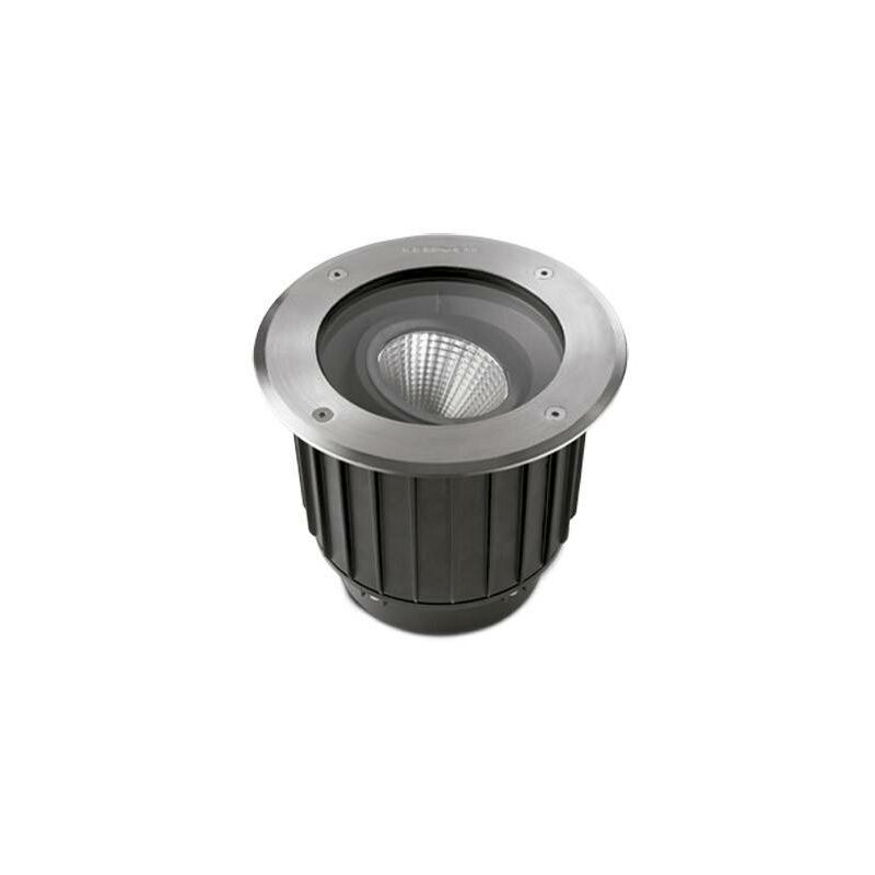 Gea - Outdoor led Recessed Ground Uplight Stainless Steel Polished 12.5cm 995lm 2700K IP67 - Leds-c4