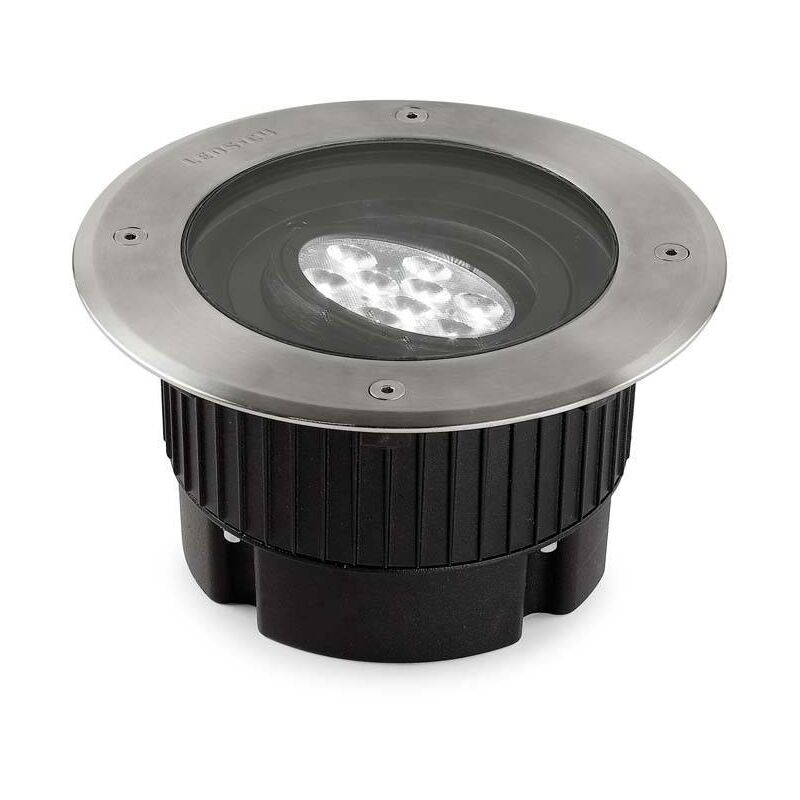 Gea - Outdoor led Recessed Ground Uplight Stainless Steel Polished 18.4cm 1566lm 3000K IP67 - Leds-c4