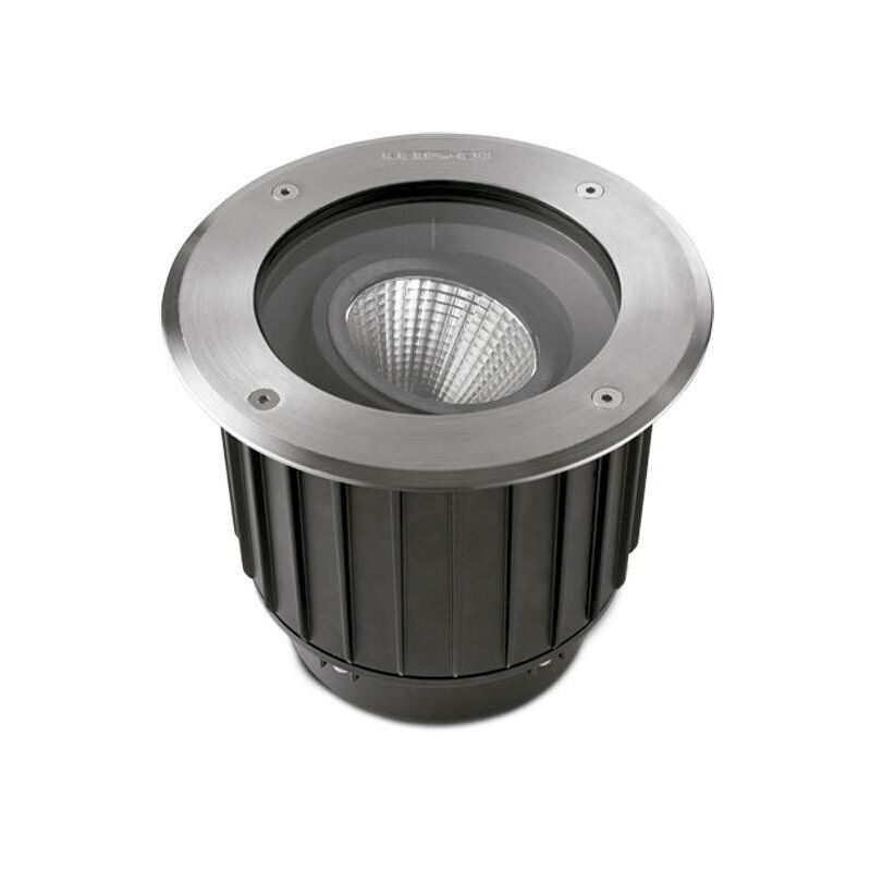 Gea - Outdoor led Recessed Ground Uplight Stainless Steel Polished 22.3cm 2815lm 2700K IP67 - Leds-c4