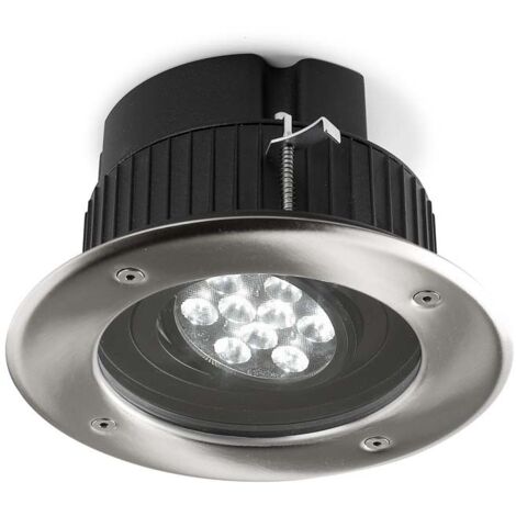 Leds-C4 Gea Power - Downlight LED empotrable para exterior 19cm 1566lm 3000K IP66