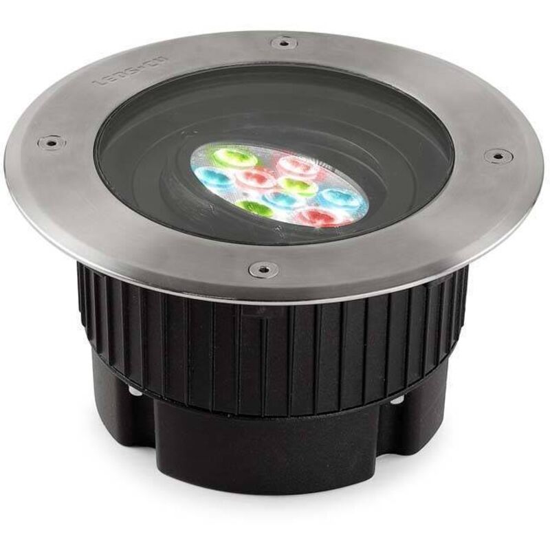 Gea Rgb Easy+ - led Large Round rgb da esterno Easy + Faretto da incasso in acciaio inox IP67 - Leds-c4