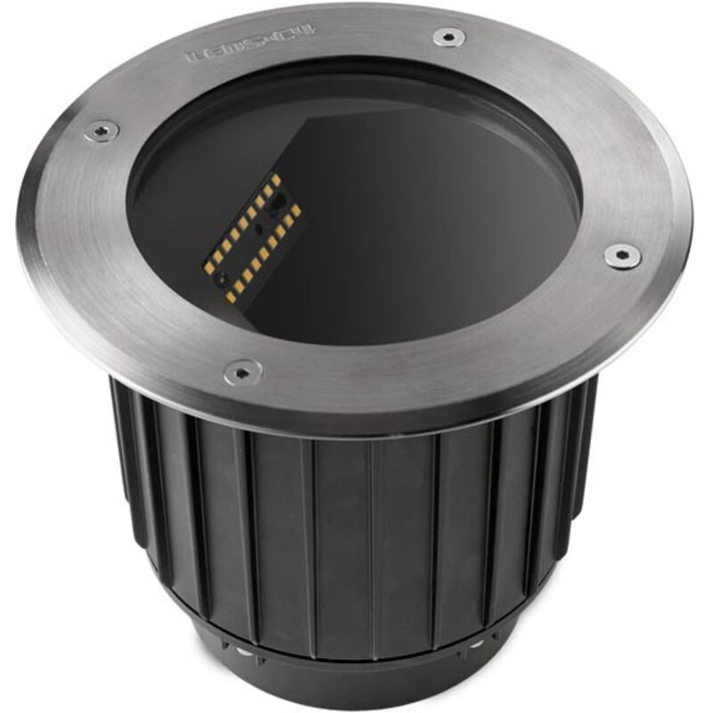 Empotrable de suelo IP65-IP67 Gea Wall Washer ø225mm led 27.5 Blanco cálido - 3000K on-off Acero inoxidable aisi 316 1008lm