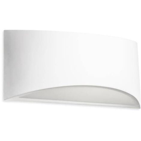 Leds-C4 Ges - 1 Aplique de yeso Light Up & Down Blanco, E14