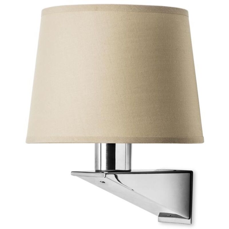 Aplique Gloss E27 60 Níquel Satinado Cromo. Pantalla No Incluida.