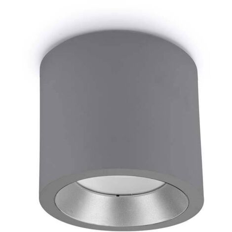 Leds-C4 - Grand projecteur extérieur à LED monté en surface gris IP65