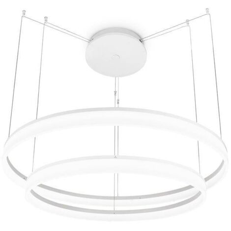Leds-C4 GROK - Grand plafonnier LED intégré blanc