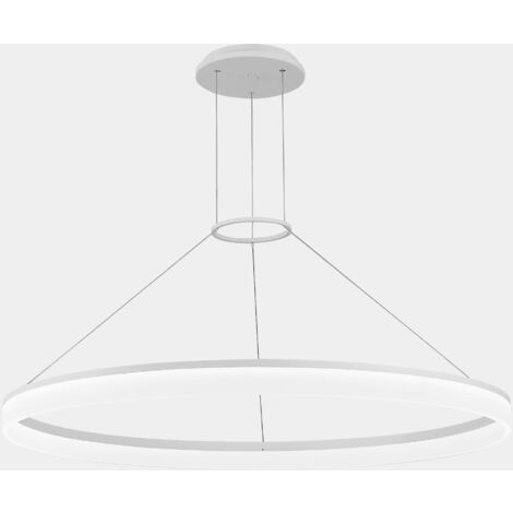 Leds-C4 GROK - Integrierte LED 1 Licht große Decke Anhänger weiß
