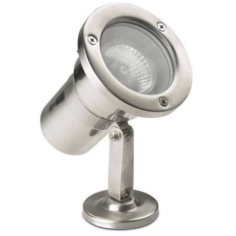 Helio Aisi 316 - Faretto da esterno 1 luce in acciaio inox Aisi 316 IP67, GU10 - Leds-c4