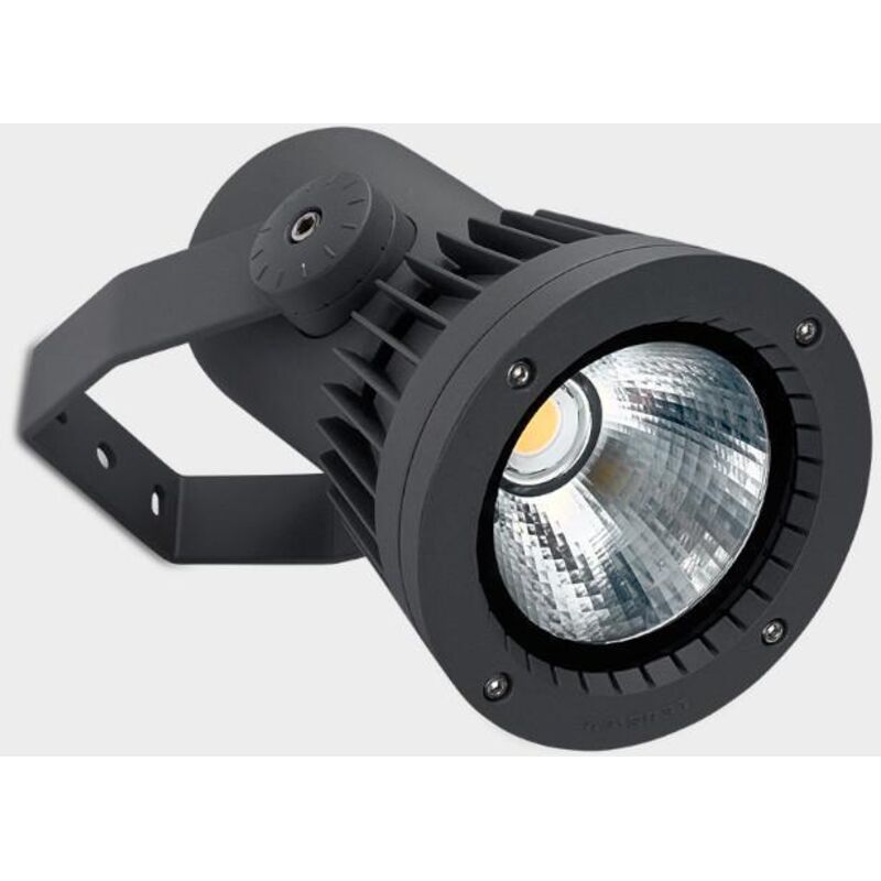 Leds C4 Hubble Cob led ø126mm Affichage led Extérieur Lumière Urbaine Gris IP65 IK07 3000K Leds C4 Hubble Cob led ø126mm Affichage led Extérieur Lumière Urbaine Gris IP65 IK07 3000K