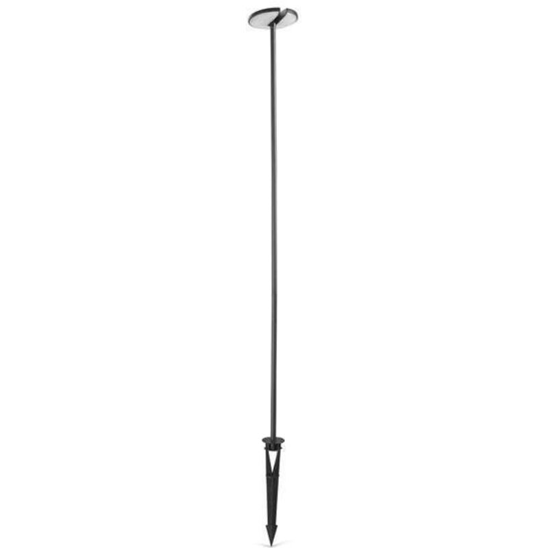 Invisible - Lampada da esterno a led da esterno a picchetto nero 864lm 3000K IP54 - Leds-c4