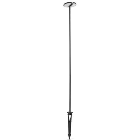 Leds-C4 Invisible - Piquet d'extérieur LED extérieur noir 864lm 3000K IP54