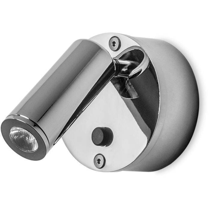 Ivy - Applique da interno a led orientabile a 1 luce cromata - Leds-c4