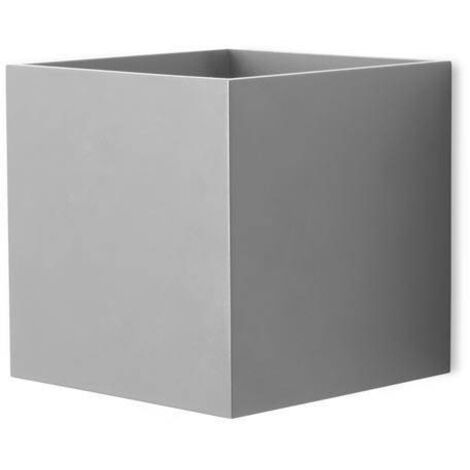 Leds-C4 Kub - 1 lumière vers le haut et vers le bas, gris clair, E27