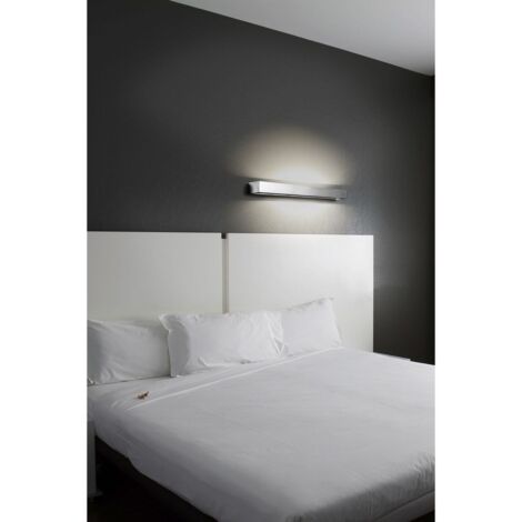 Leds-C4 Lia - Applique murale LED Up & Down Medium Nickel satiné