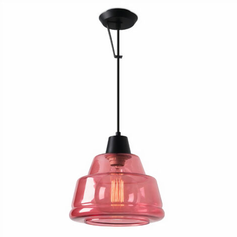 Leds-C4 - Luminaire suspendu mural / dôme à 1 lumière, magenta, E27