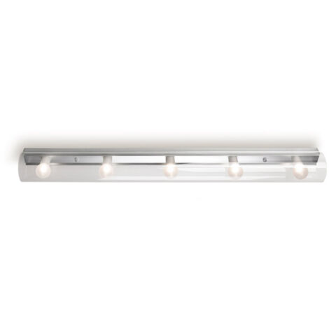 Leds-C4 Make Up - Aplique de baño 5 luces Aluminio