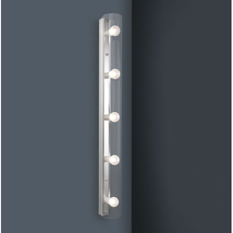 Leds-C4 Make Up - Applique murale de salle de bain à 5 lumières en aluminium