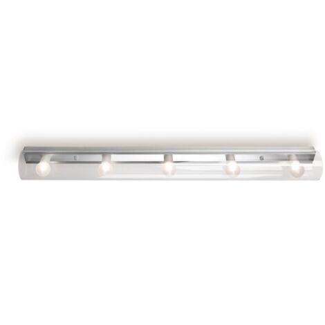 Leds-C4 Make Up - Applique per bagno a 5 luci in alluminio