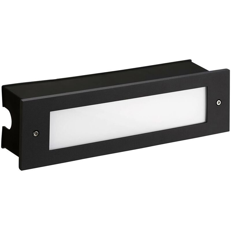 

Leds-C4 Micenas - Aplique LED empotrable para exterior Negro 29,8cm 1140lm 3000K IP65