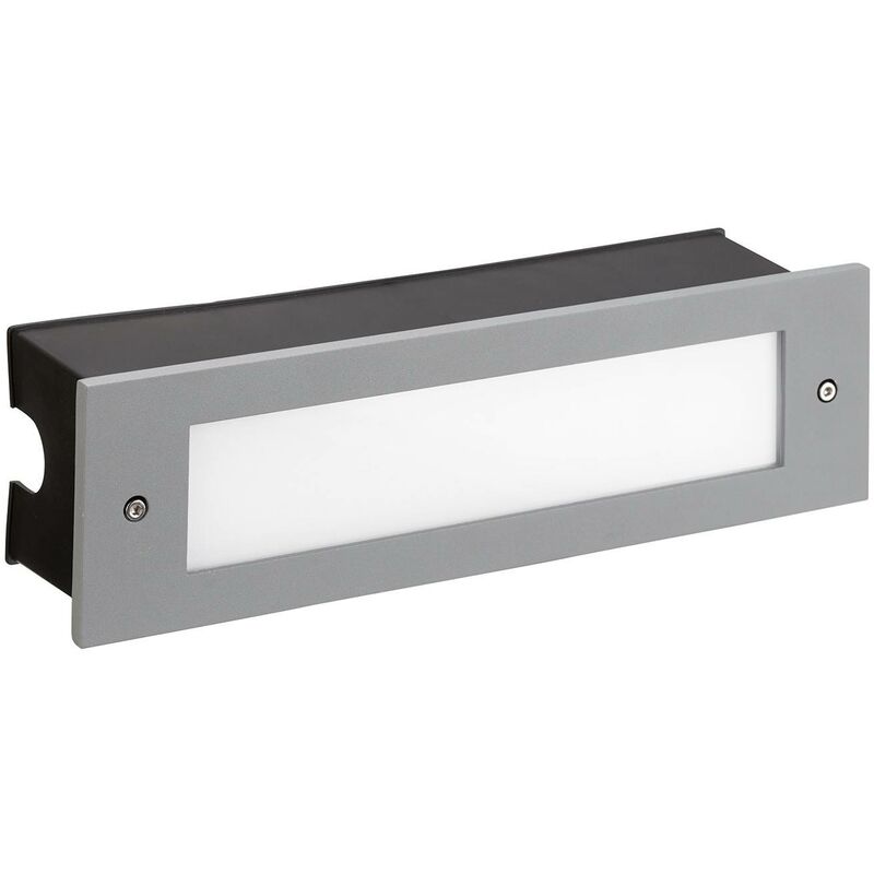 Leds-C4 Micenas - Outdoor LED Recessed Wall Light Grey 29.8cm 1140lm 3000K IP65