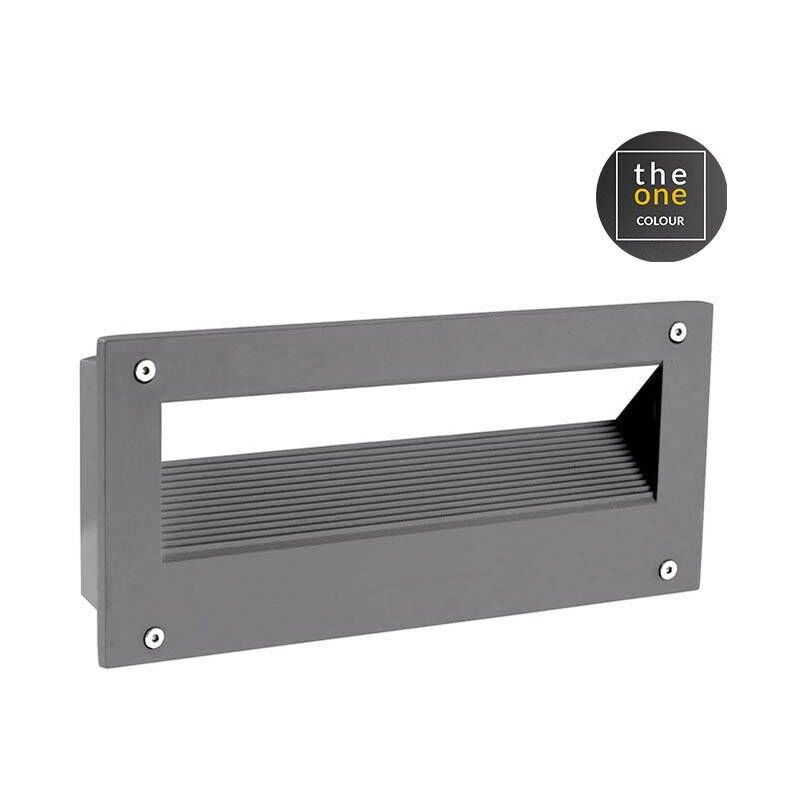 Micenas - Outdoor led Recessed Wall Light Micenas led Urban Grey 25.5cm 648lm 3000K IP65 - Leds-c4