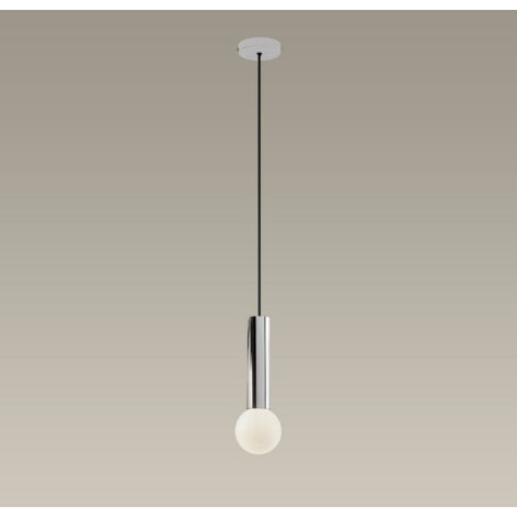 LEDS C4 Mist Badezimmerdecke Einfache Pendelleuchte Chrom E14