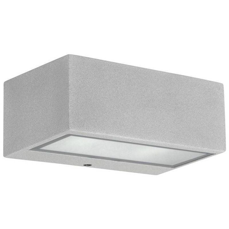 Nemesis Aluminium - Applique da esterno a 1 luce Grigio IP44 - Leds-c4